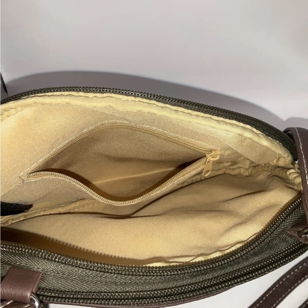 Stone Mountain USA Crossbody Purse Olive/Brown/Bone - Picture 8 of 14
